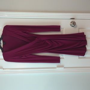 Banana Republic Long Sleeve Dress in Berry , Size XS